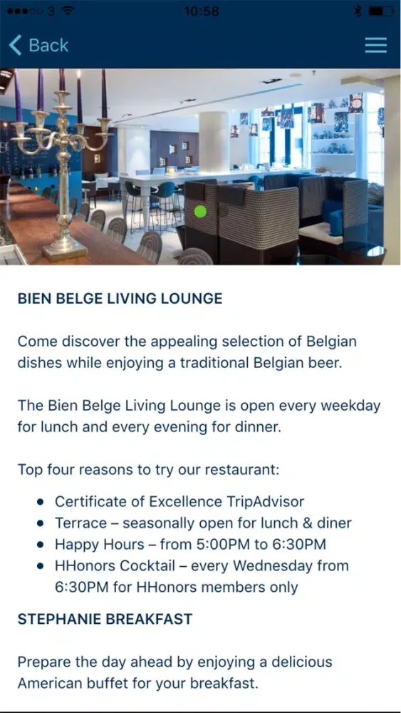 Zrzuty ekranu Hilton Brussels City