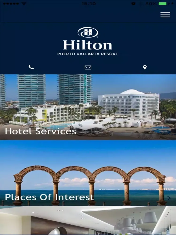 Capturas de pantalla de Hilton Puerto Vallarta iPad 