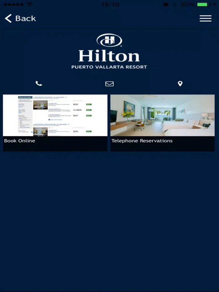 Capturas de pantalla de Hilton Puerto Vallarta iPad 