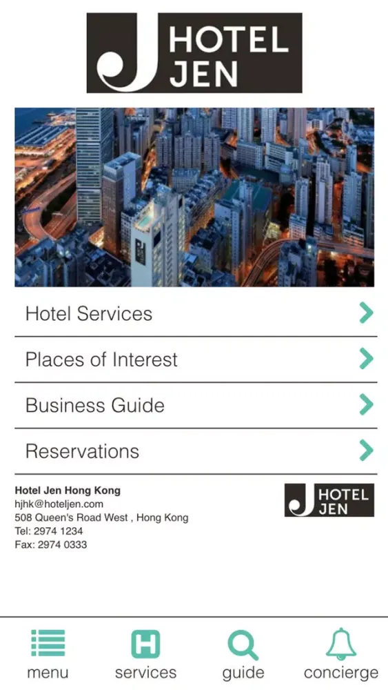 Zrzuty ekranu Hotel Jen Hong Kong