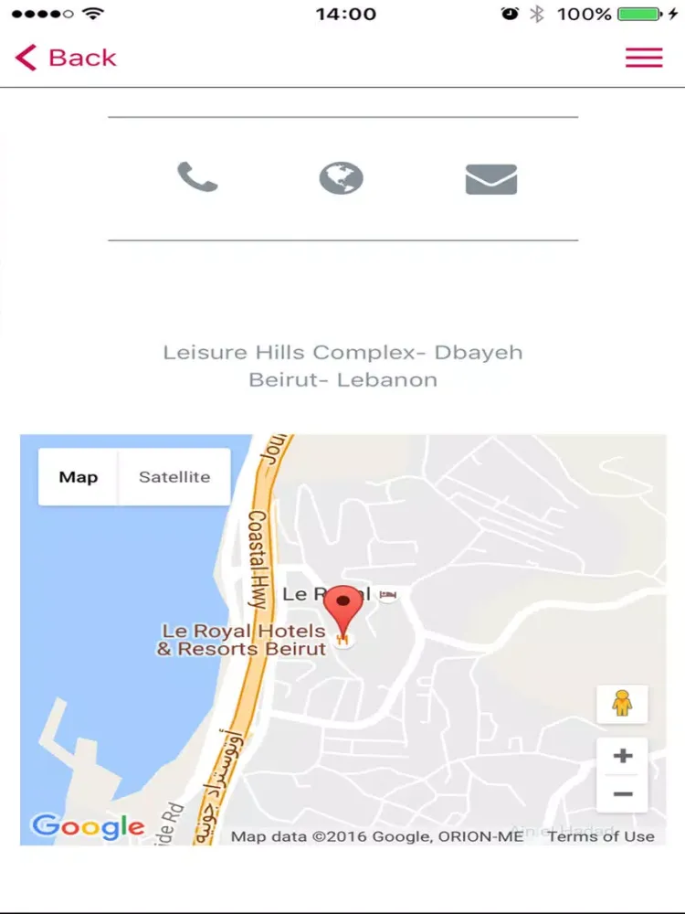 Le Royal Hotels and Resort Beirut iPad  Screenshots