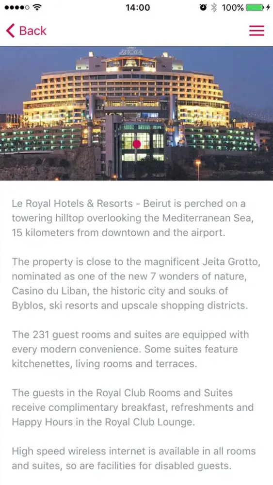 Le Royal Hotels and Resort Beirut Screenshots
