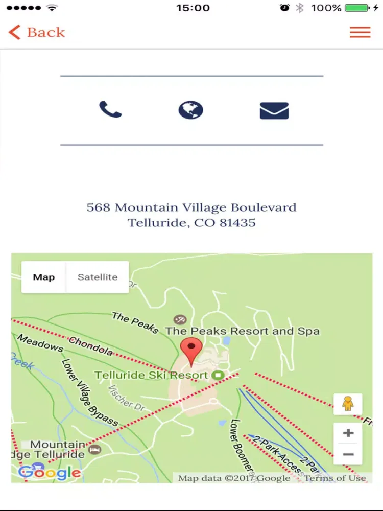 Tangkapan layar Madeline Hotel and Residences iPad 