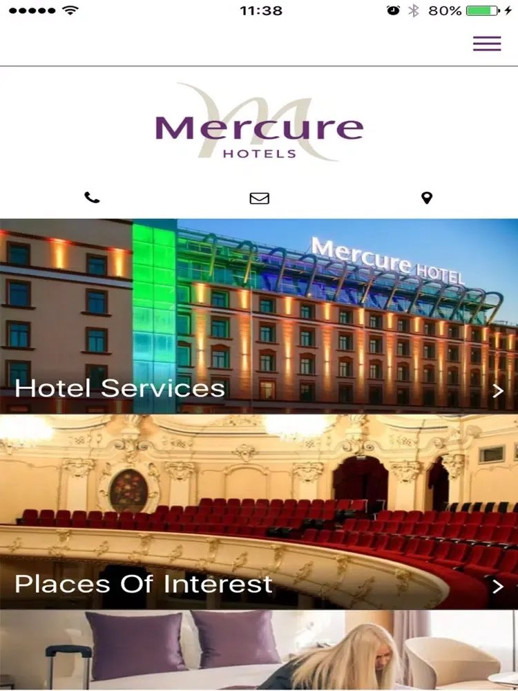 Capturas de tela do Mercure Riga Centre iPad 