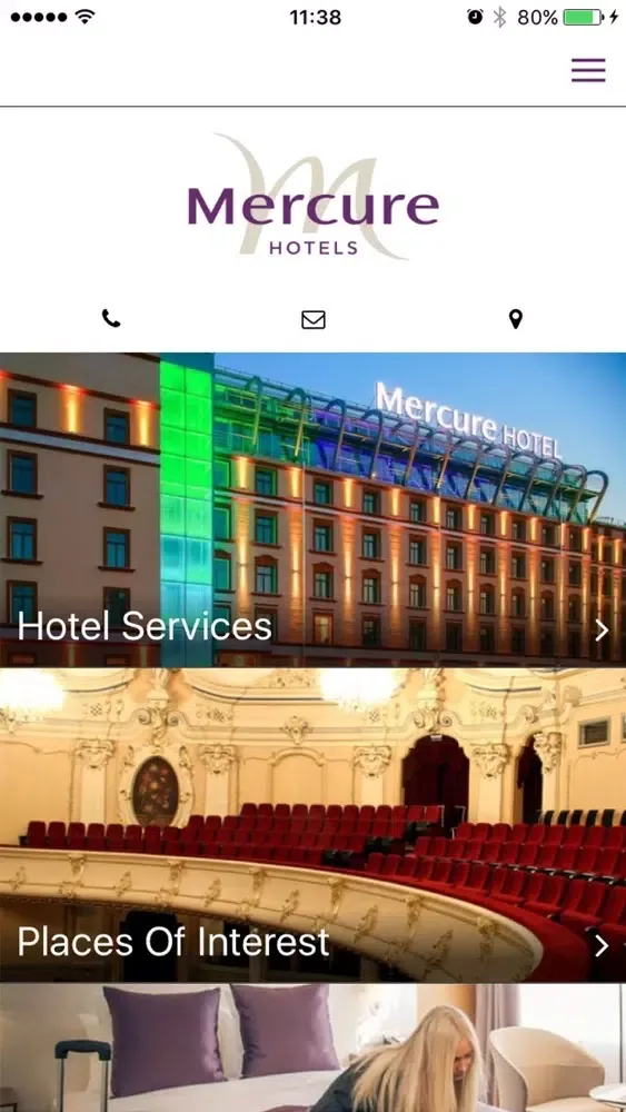 Capturas de tela do Mercure Riga Centre