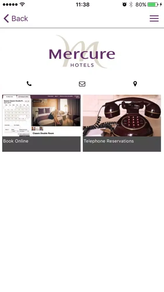 Capturas de tela do Mercure Riga Centre