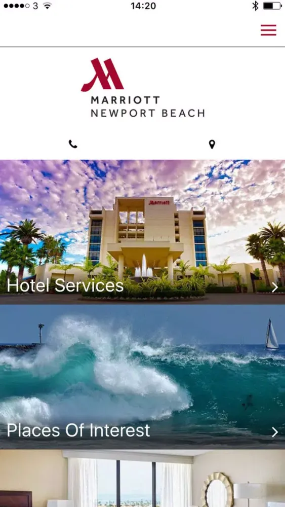 Newport Beach Marriott Hotel & Spa应用截图