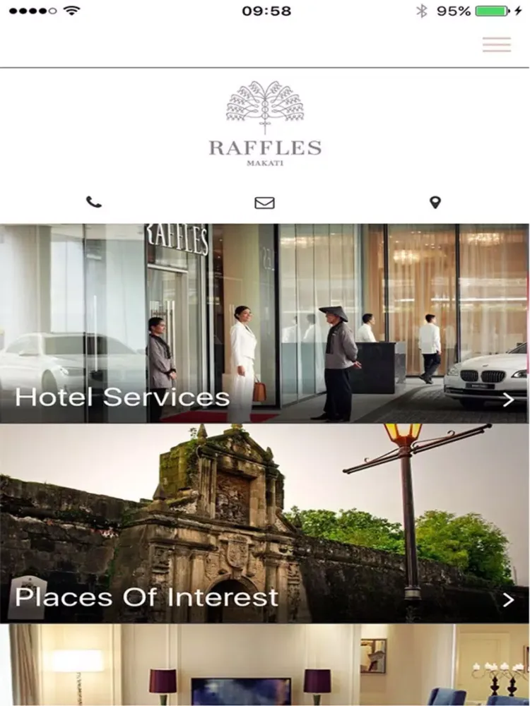 Raffles Makati iPad 應用截圖