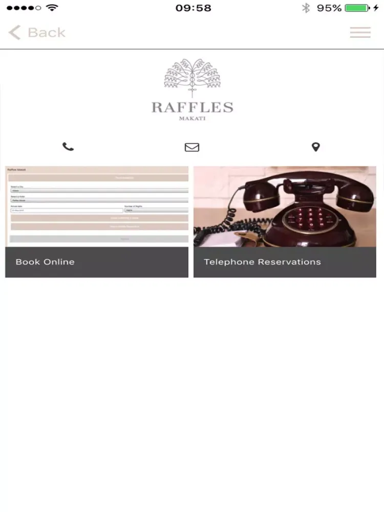Raffles Makati iPad 應用截圖