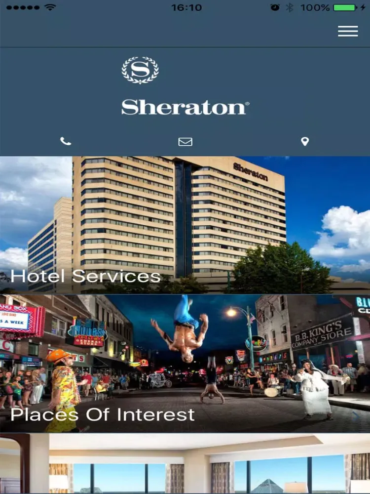 Sheraton Memphis Downtown iPad  Ekran Görüntüleri