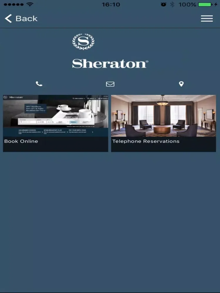 Sheraton Memphis Downtown iPad  Ekran Görüntüleri