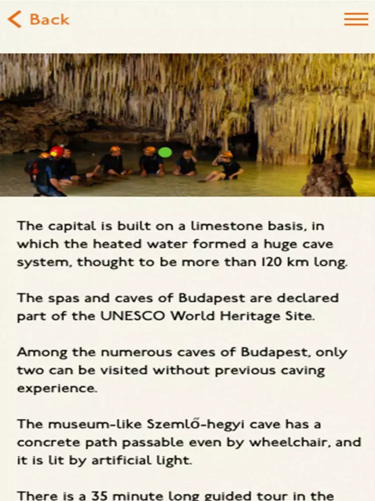The Budapest App iPad  سکرین شاٹس