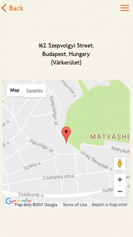 The Budapest App سکرین شاٹس
