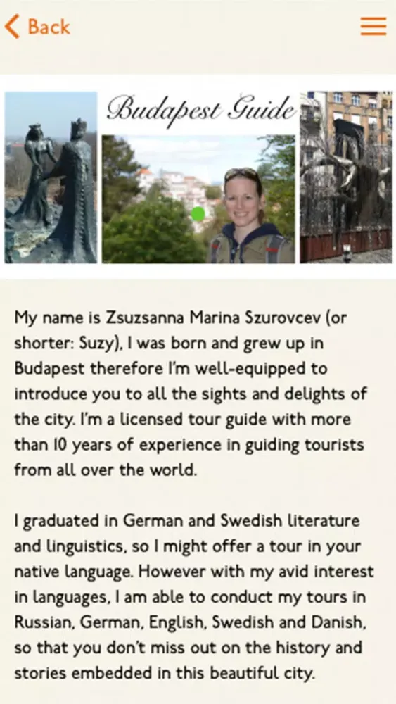 The Budapest App سکرین شاٹس
