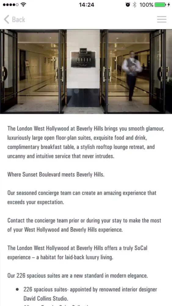 The London West Hollywood at Beverly Hills स्क्रीनशॉट