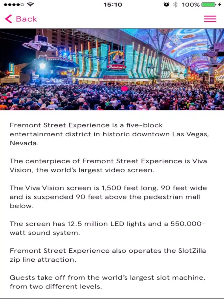 W Las Vegas iPad  स्क्रीनशॉट