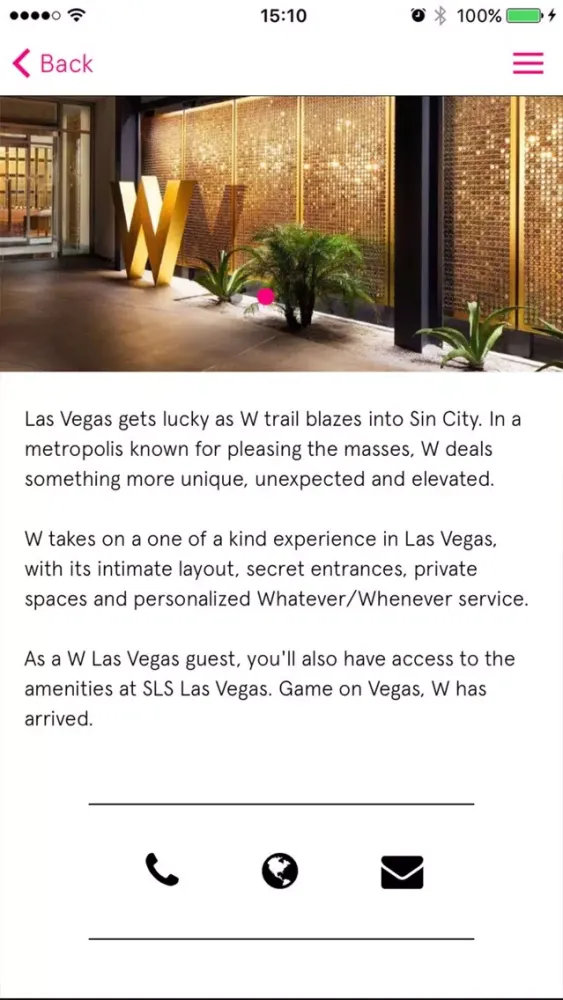 W Las Vegas स्क्रीनशॉट