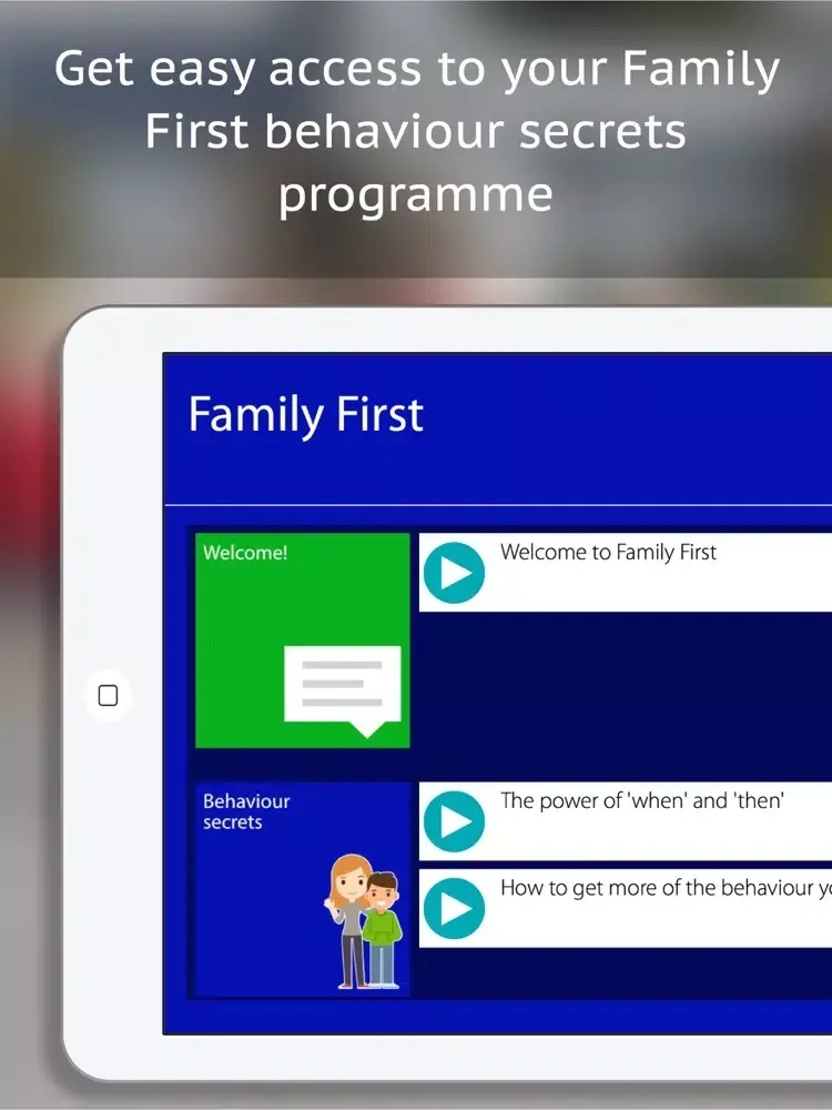 Family First For Parents iPad  Ekran Görüntüleri