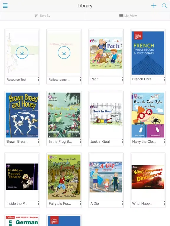 تصاویر Collins ebooks iPad 