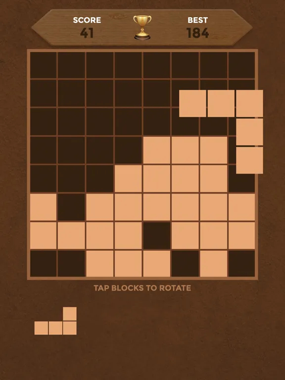 WoodBlocku: Block Puzzle Wood iPad 应用截图