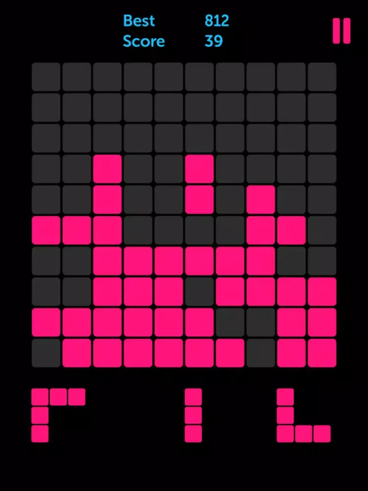 تصاویر Pink Blocks: 1010 Puzzle Games iPad 