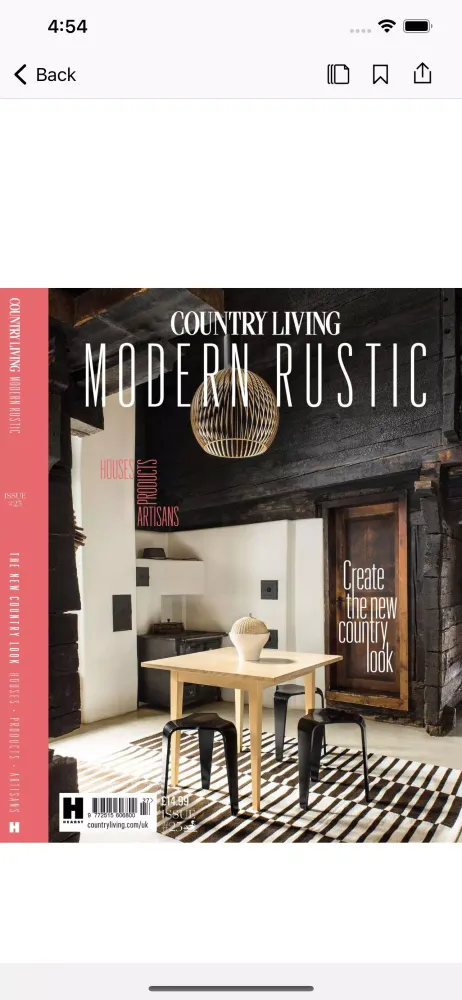 Zrzuty ekranu Country Living UK