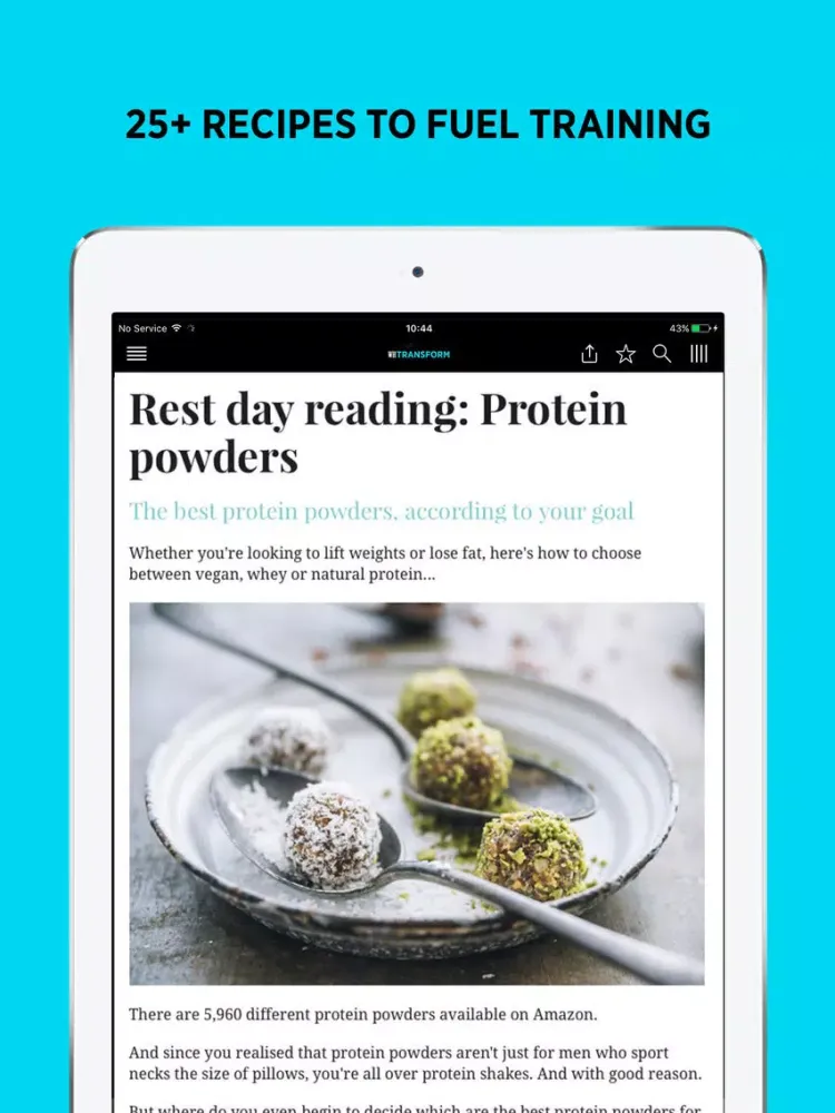 WOMEN’S HEALTH: WH TRANSFORM iPad  Screenshots