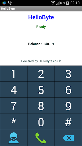 HelloByte Dialerdes captures d'écran de l'application1
