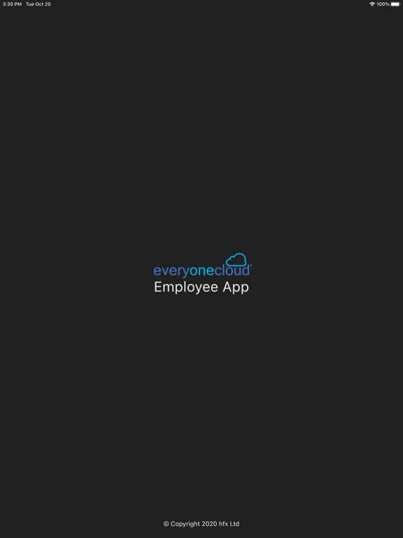 Ảnh chụp màn hình của hfx Employee App iPad 