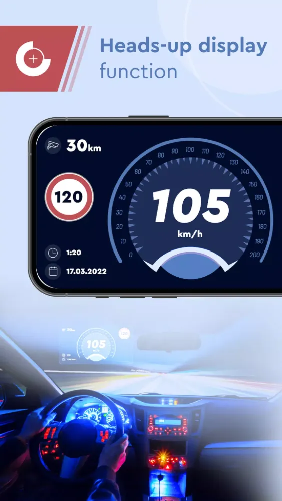 Radar-Speedometer-GPS-HUD Screenshots