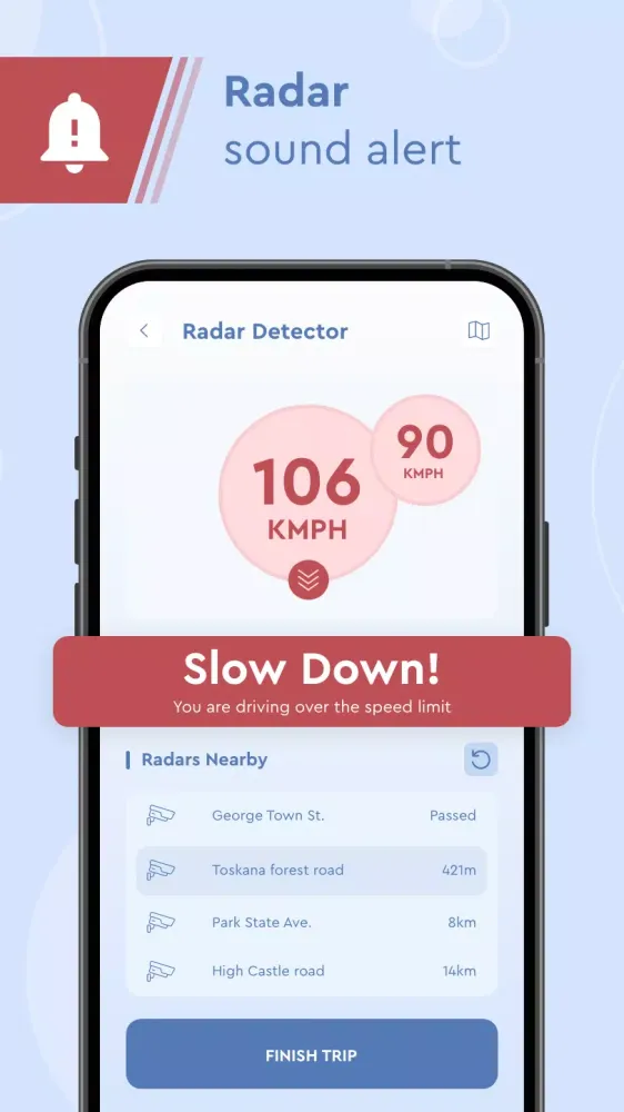 Radar-Speedometer-GPS-HUD Screenshots