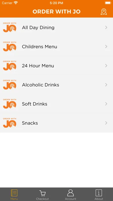 Ảnh chụp màn hình của Order with Jo