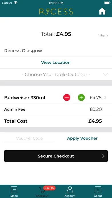 Capturas de tela do Recess Glasgow