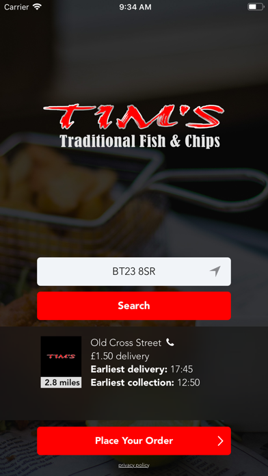 Screenshot di Tim's Fish & Chips Shop