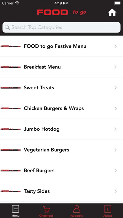Food To Go Screenshots
