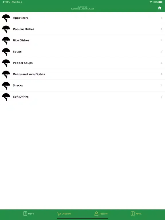 Capturas de pantalla de Glorious Catering & Restaurant iPad 