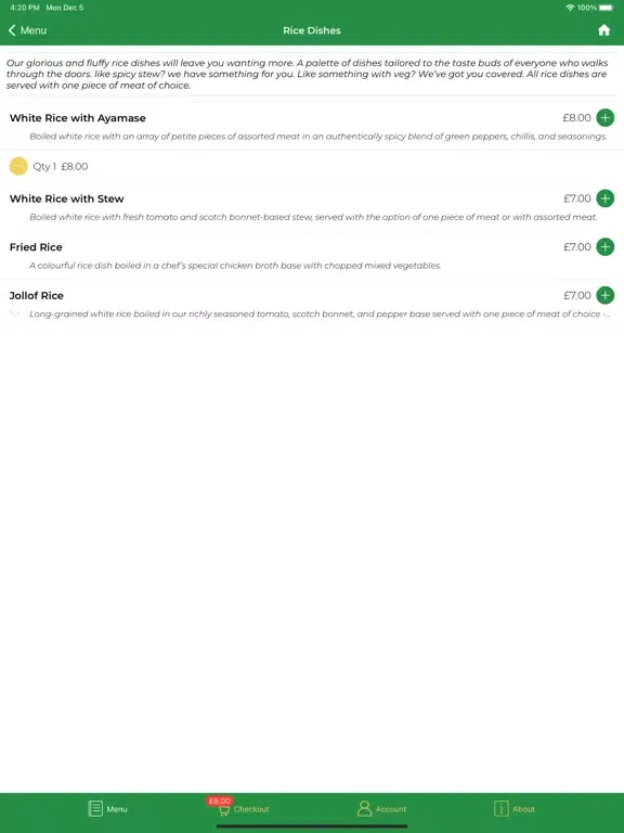 Capturas de pantalla de Glorious Catering & Restaurant iPad 