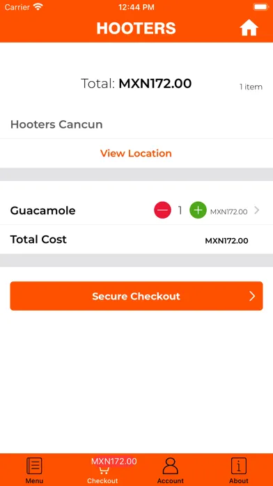 Hooters Cancún 스크린샷