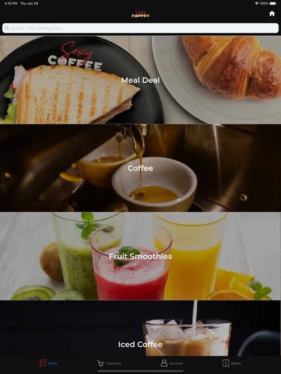 Sexy Coffee iPad 应用截图