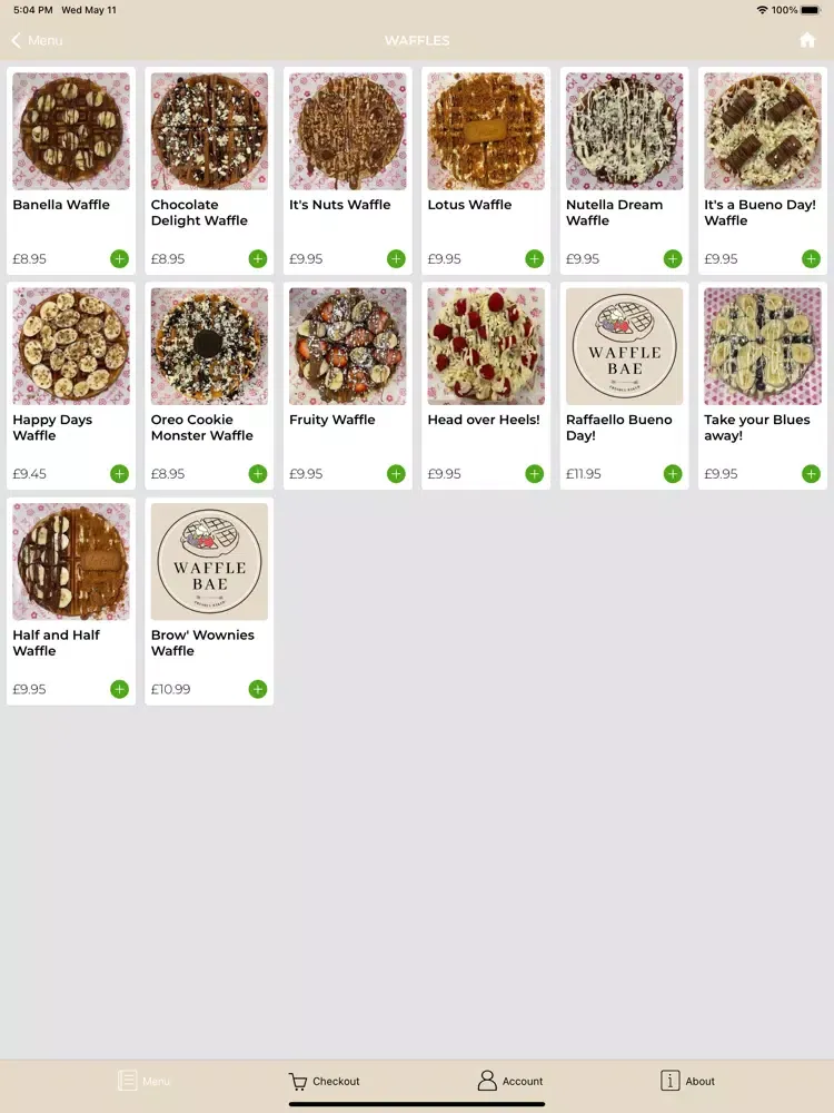 Capturas de pantalla de Waffle Bae iPad 
