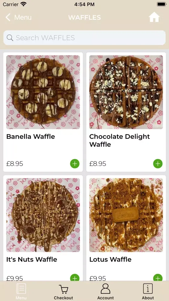 Capturas de pantalla de Waffle Bae