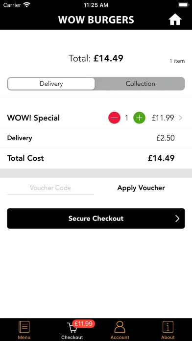 Wow Burgers سکرین شاٹس