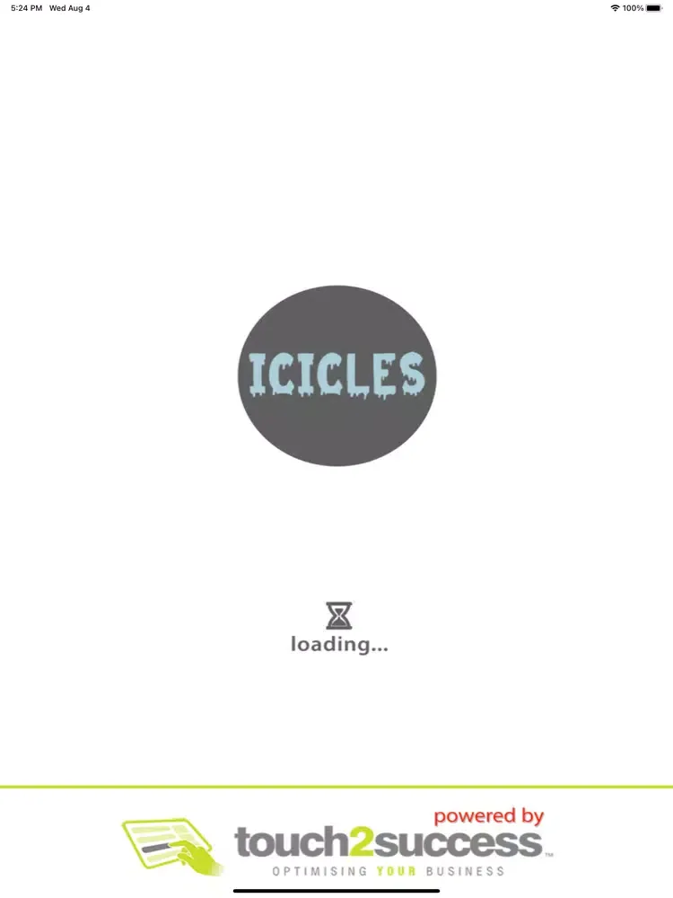 صور Icicles. iPad 
