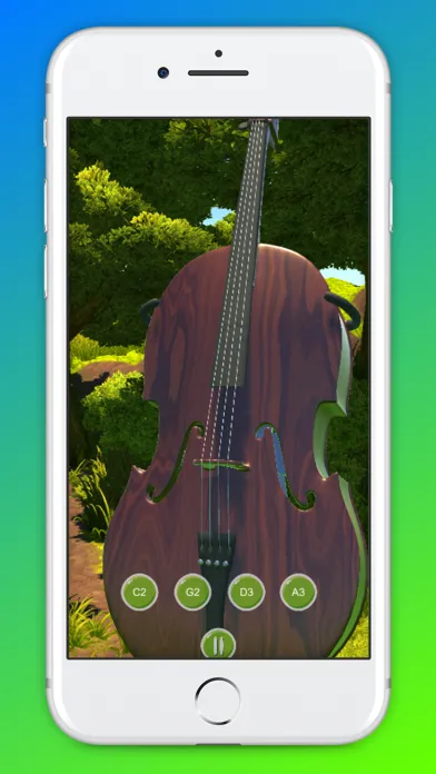 Tangkapan layar 3D Cello Tuner