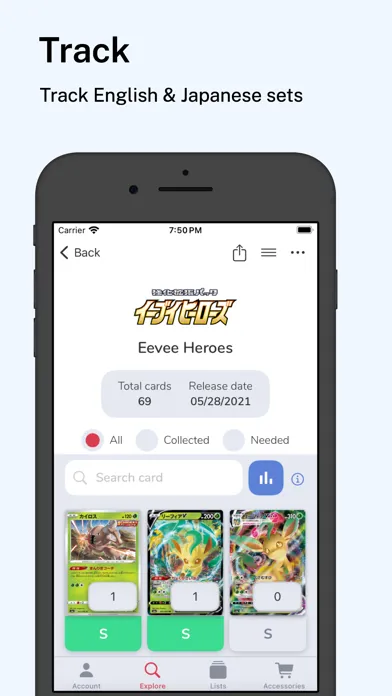 TCG Companion: Card Tracker Ekran Görüntüleri