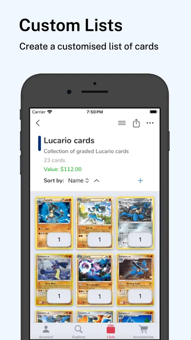TCG Companion: Card Tracker Ekran Görüntüleri