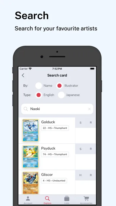 TCG Companion: Card Tracker Ekran Görüntüleri