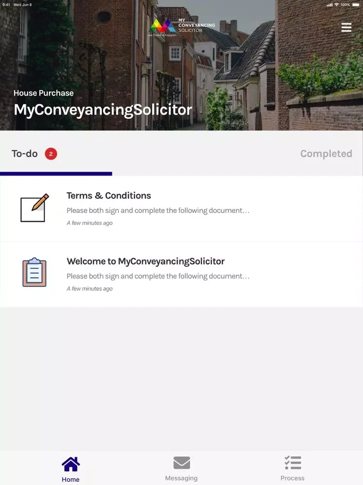 MyConveyancingSolicitor iPad  স্ক্রিনশট