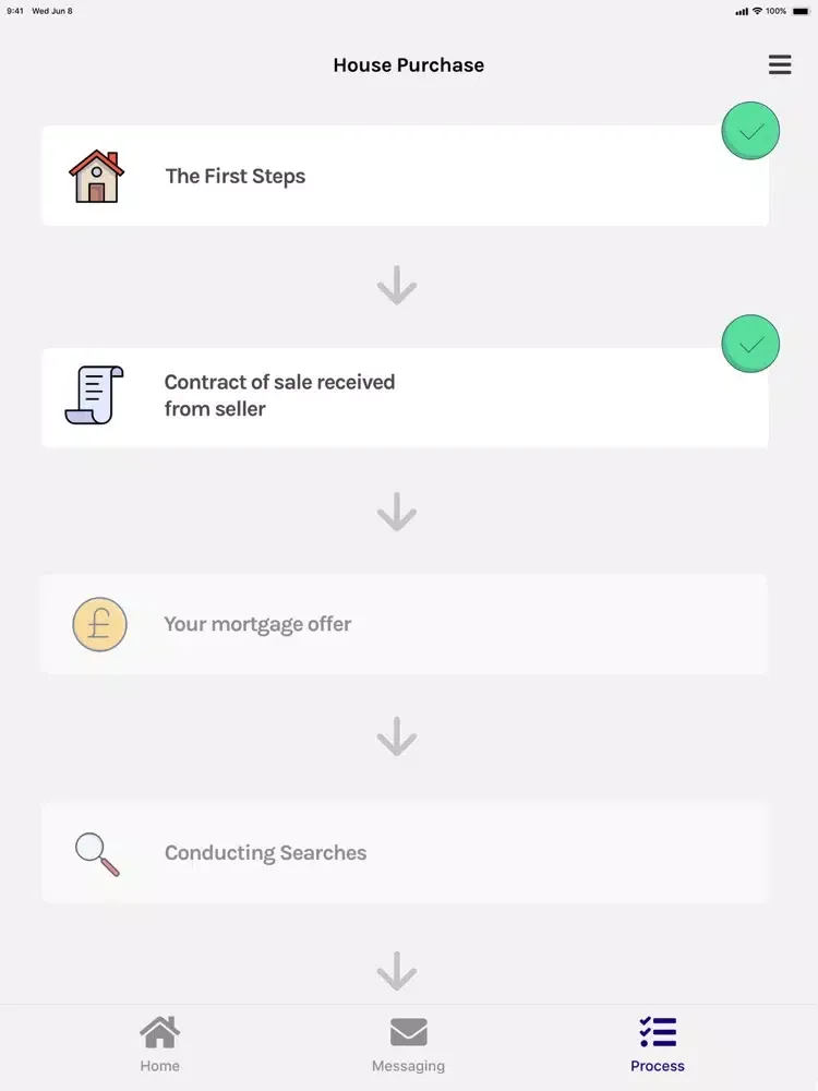 MyConveyancingSolicitor iPad  স্ক্রিনশট
