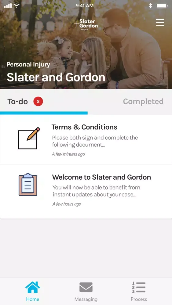 Ảnh chụp màn hình của Slater and Gordon